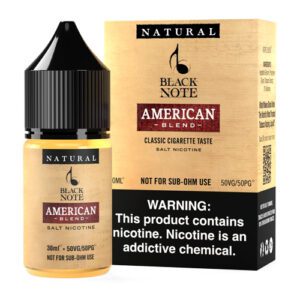 سالت بلک نوت با طعم تنباکو اورینتال، تنباکو برلی، تنباکو ویرجینیا، سیگار | American Blend