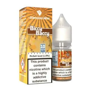 سالت دیاموند با طعم بیسکوییت، تنباکو | Mist Biccy Baccy