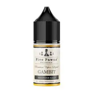 سالت فایو پانز با طعم پای سیب، کارامل، وانیل | Gambit