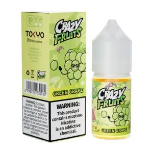 سالت توکیو با طعم انگور سبز، یخ | Crazy Fruits Green Grape