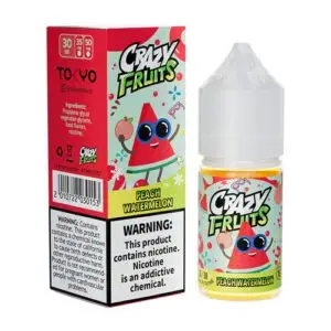 سالت توکیو با طعم هلو، هندوانه، یخ | Crazy Fruits Peach Watermelon