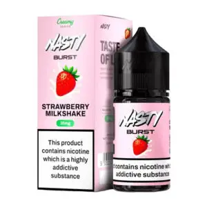 سالت نستی با طعم شیک توت فرنگی | Burst Strawberry Milkshake | ویپ تهران